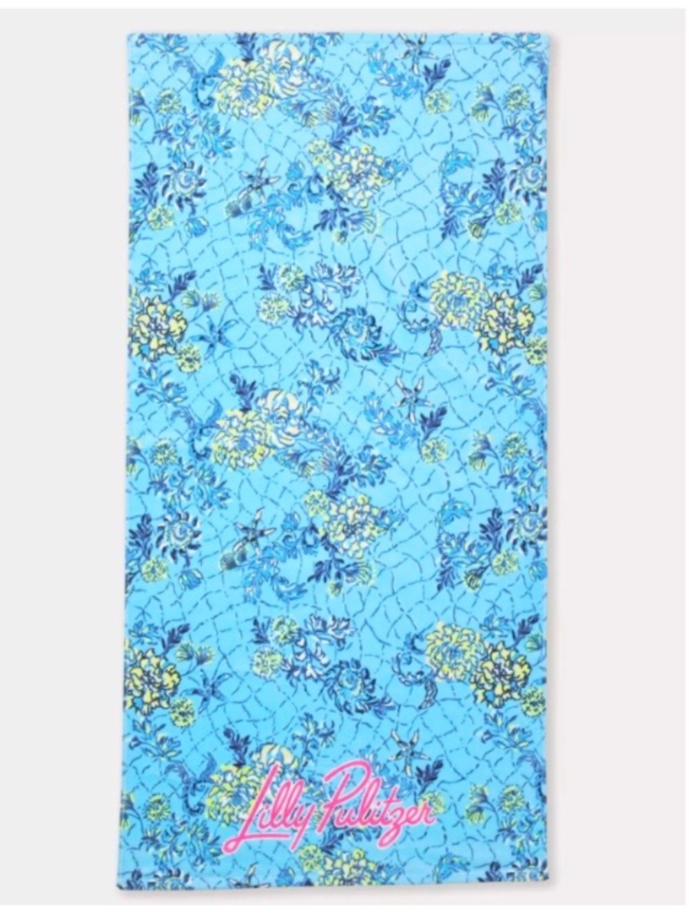 Lilly Pulitzer 30” W x 60”L Beach Towel. Color: Bellevue Blue Breakers. NEW